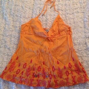 Y2K vintage Guess Jeans Halter Top